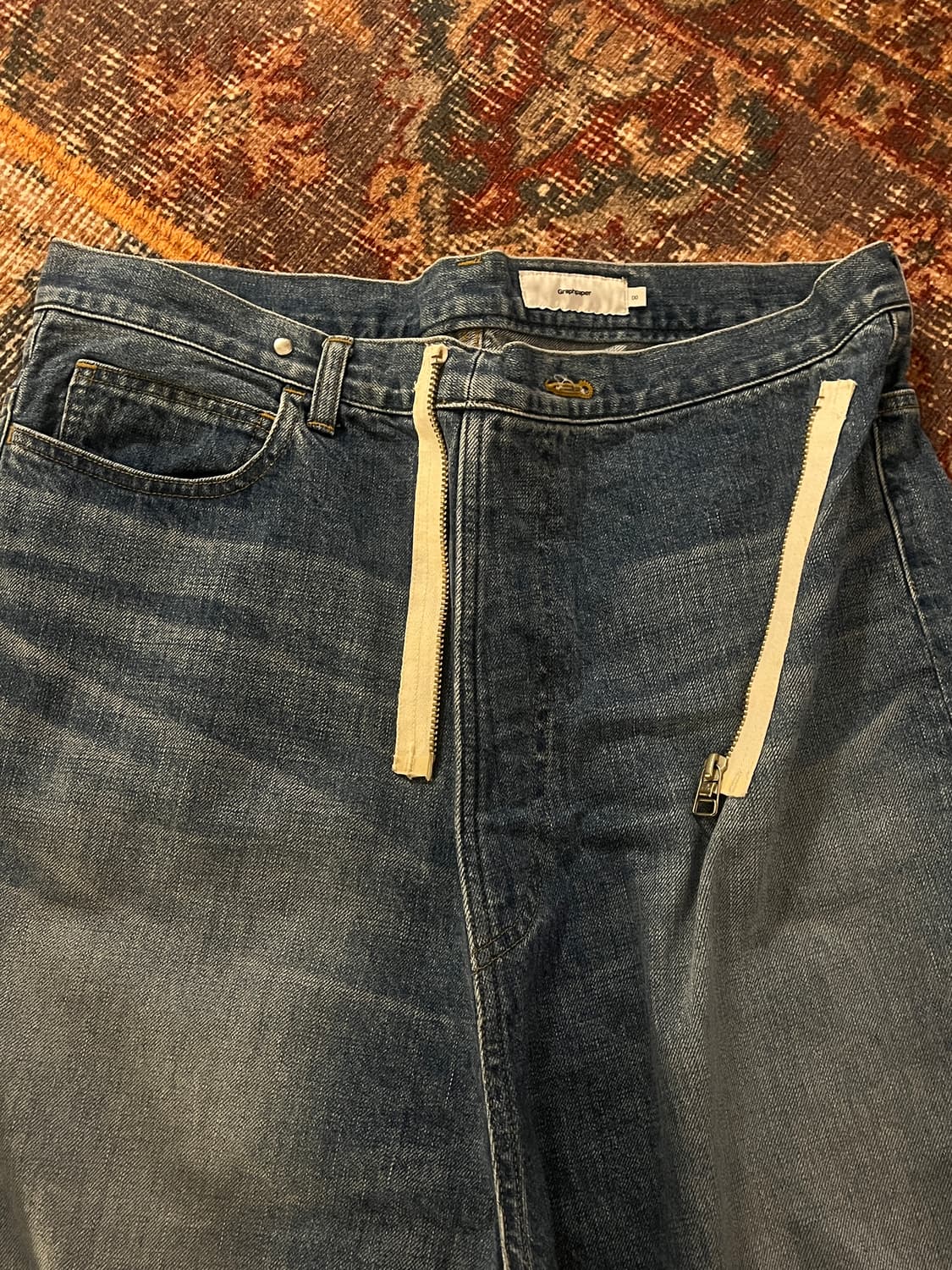 Graphpaper 그라프페이퍼 여성 데님 팬츠 상품이미지3