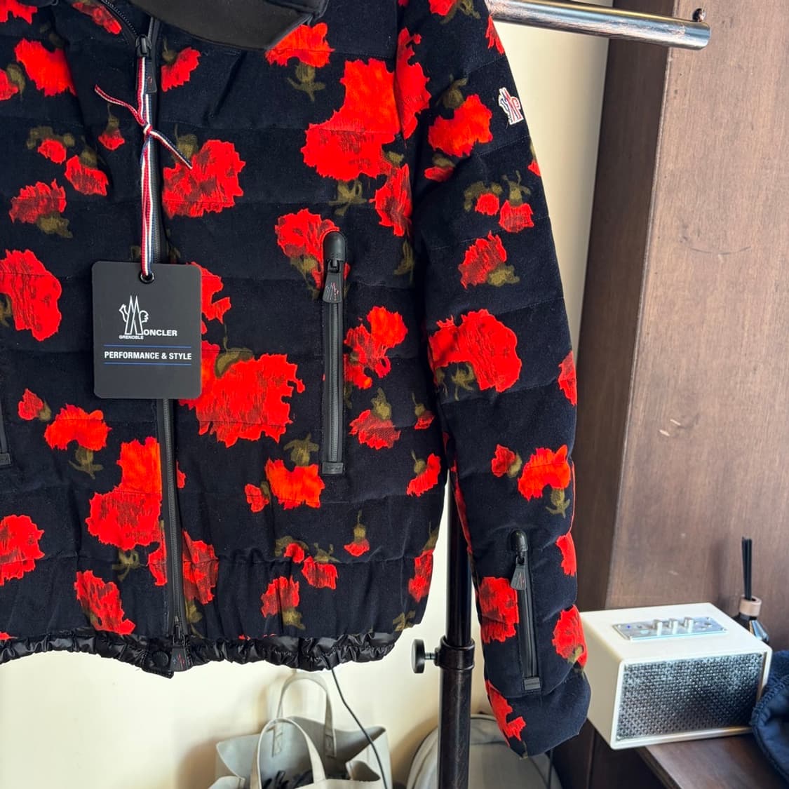 15454 - 몽클레어 플로랄 구스 다운 패딩 상품이미지4