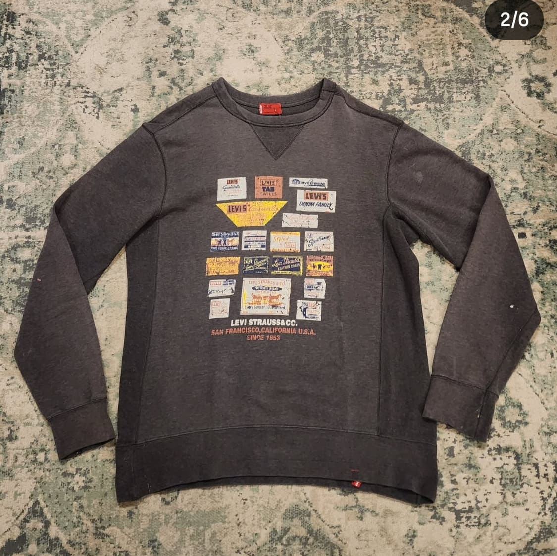 리바이스 빈티지로고 스웻셔츠 상품이미지2