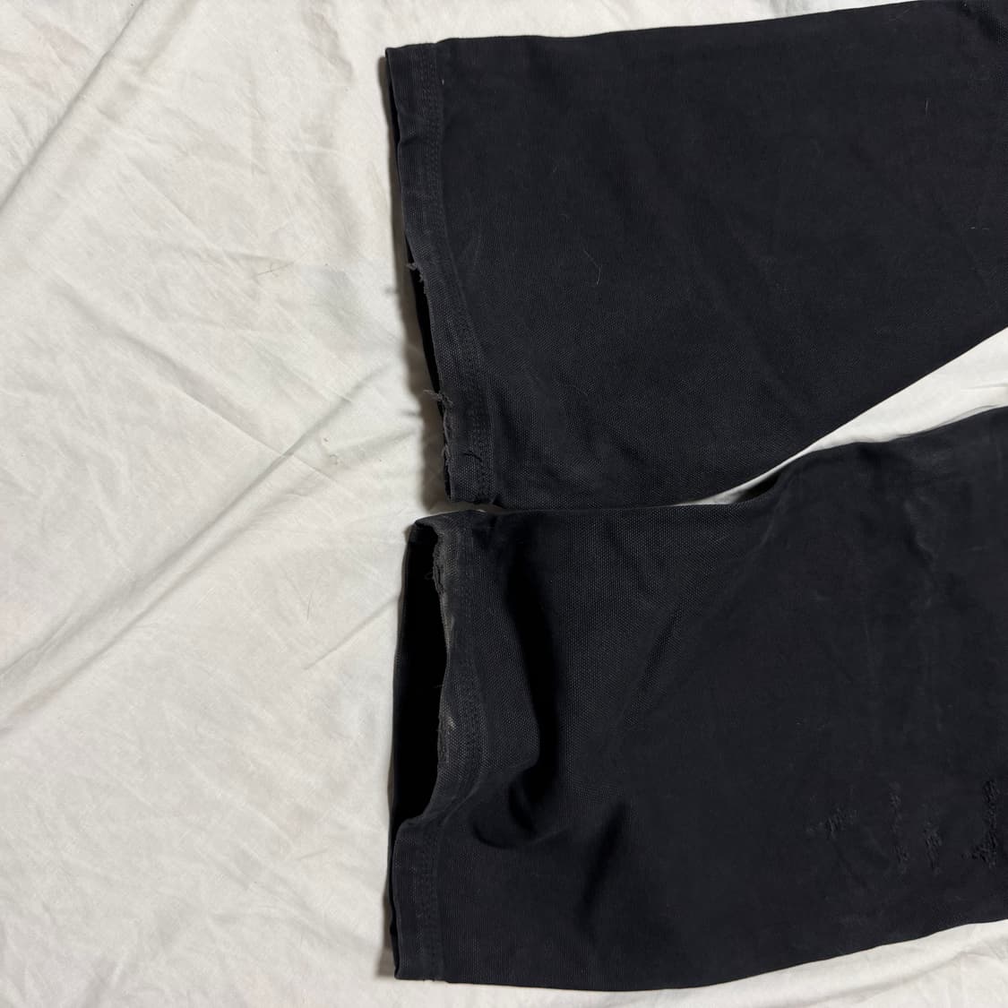 쿠어 오버 다잉 페이디드 신치 사이드 워크 팬츠 (워시드블랙/L) 상품이미지3