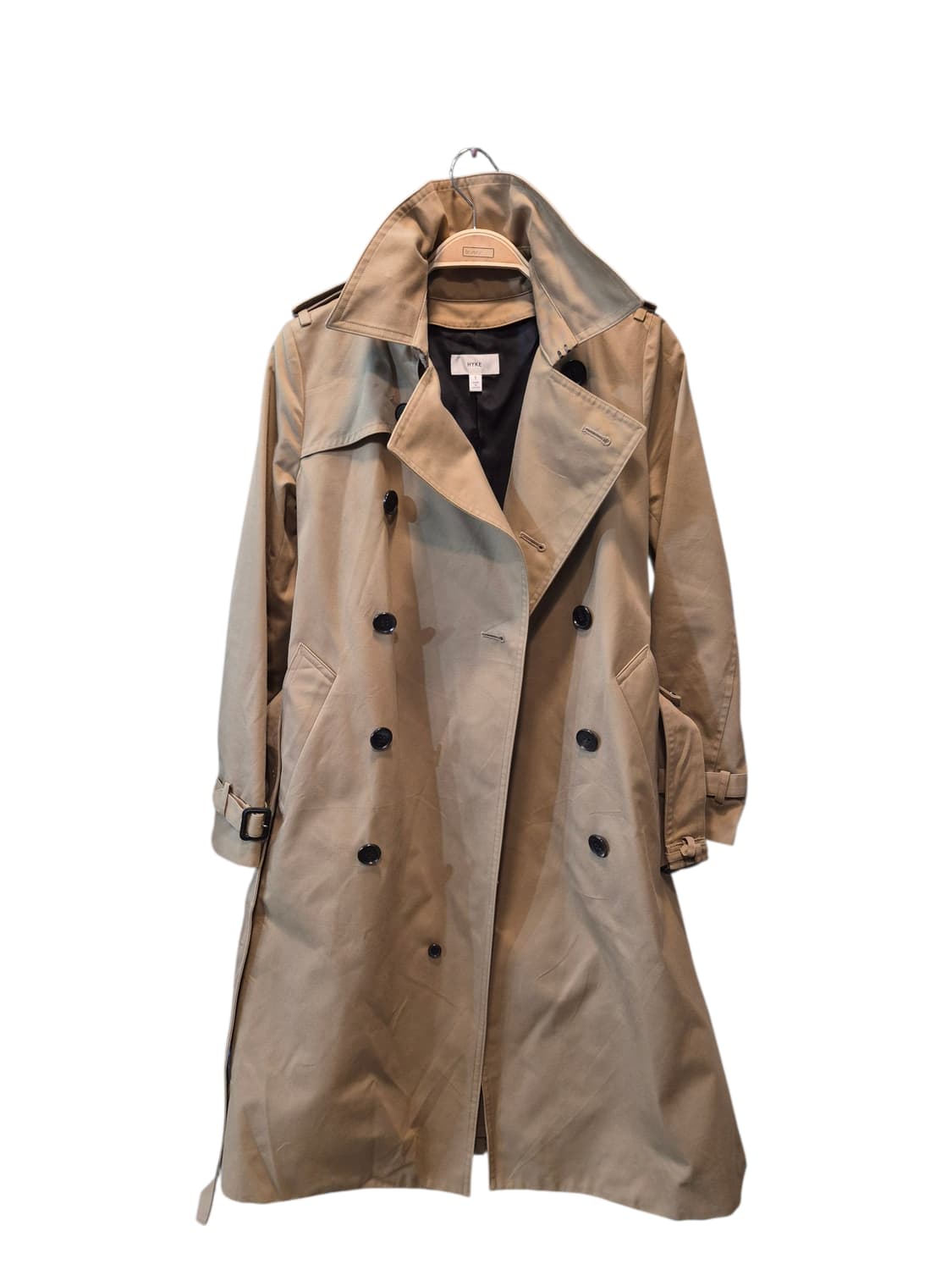 HYKE 베이지트렌치코트 상품이미지3