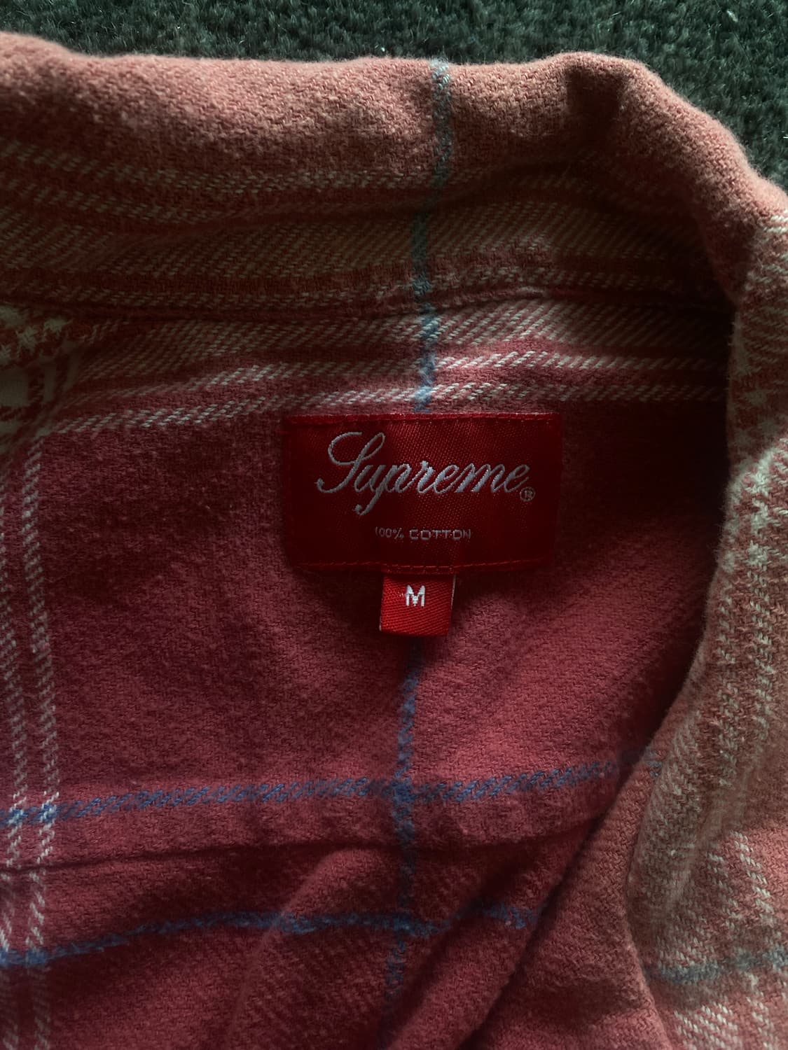 슈프림 플란넬 집업 셔츠 상품이미지2