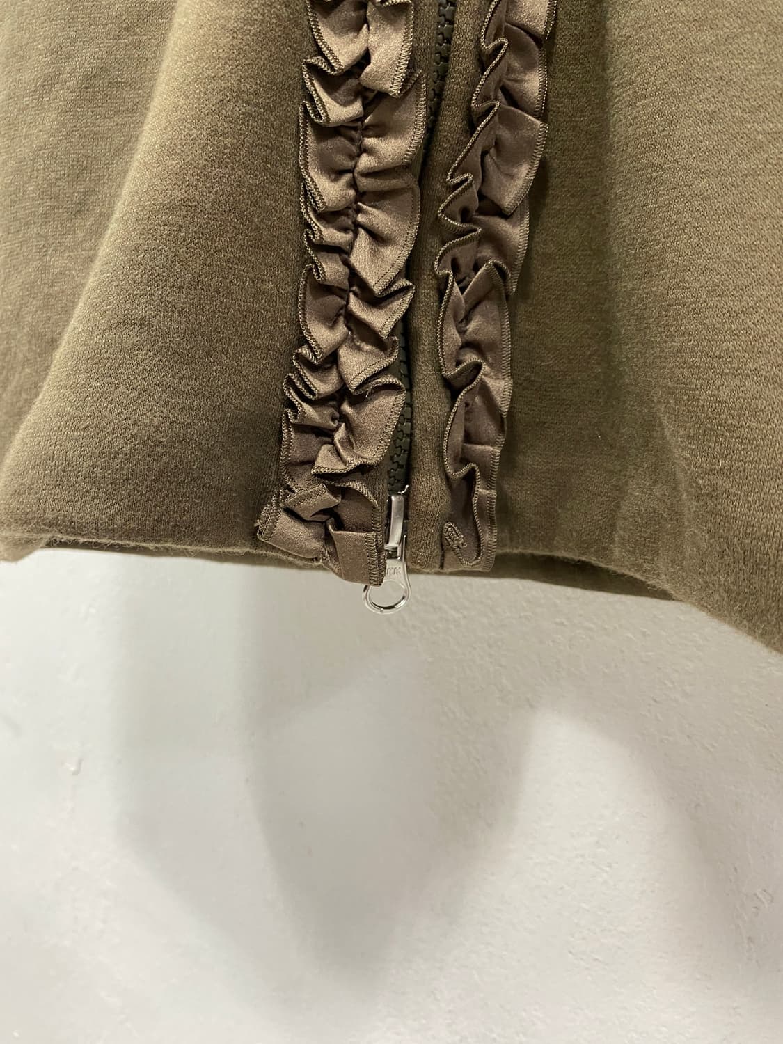 [&LOVE] 말차라떼 맛 레이스 후드집업 원피스 상품이미지8