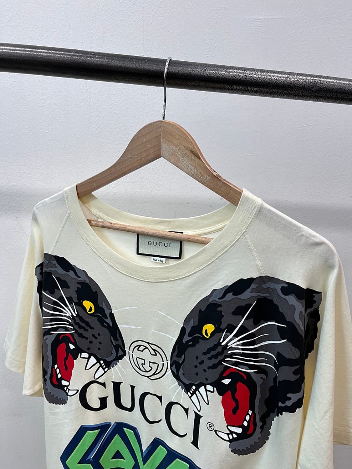 100) 구찌 타이거 프린트 반팔티  상품이미지4