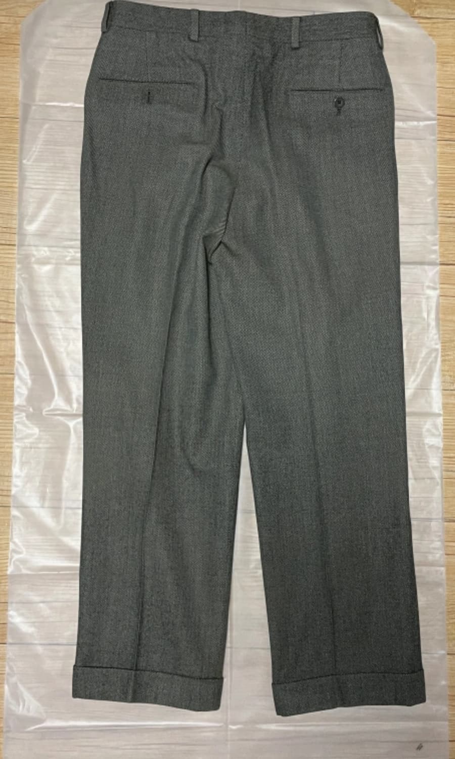 브룩스브라더스 버드아이 카키 브라운 울 100% 수트 상품이미지7