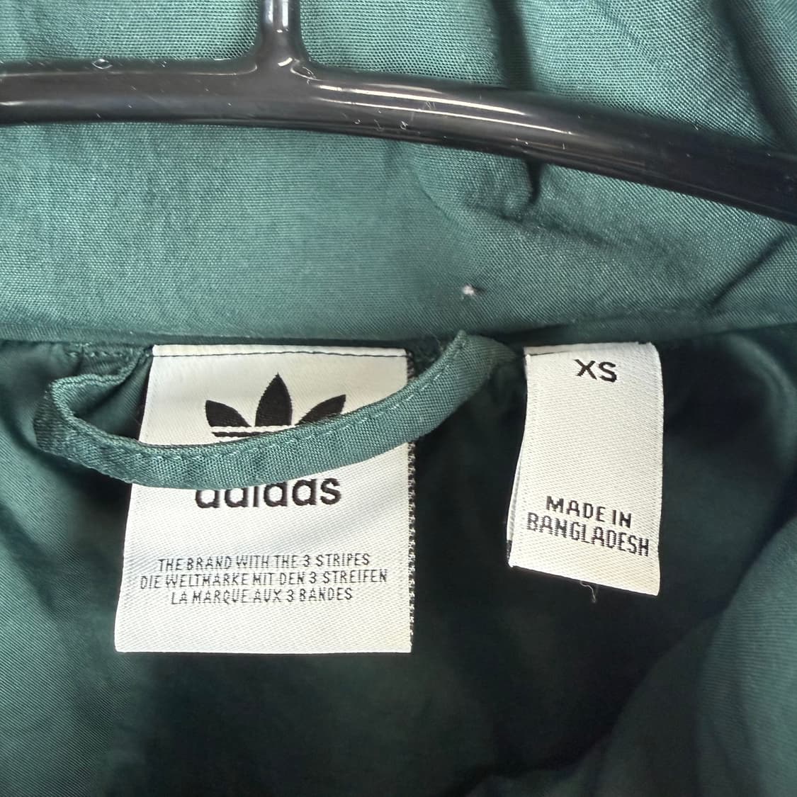 (XS) 아디다스 백로고 스타디움 자켓 그린 상품이미지3