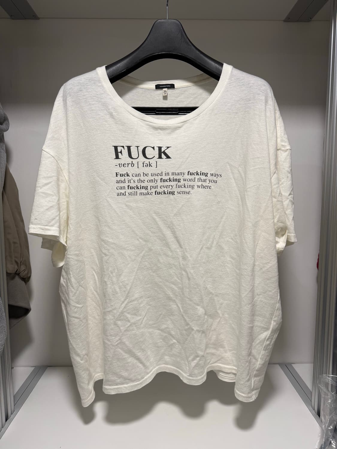 R13 FUCK 티셔츠 L사이즈 상품이미지2