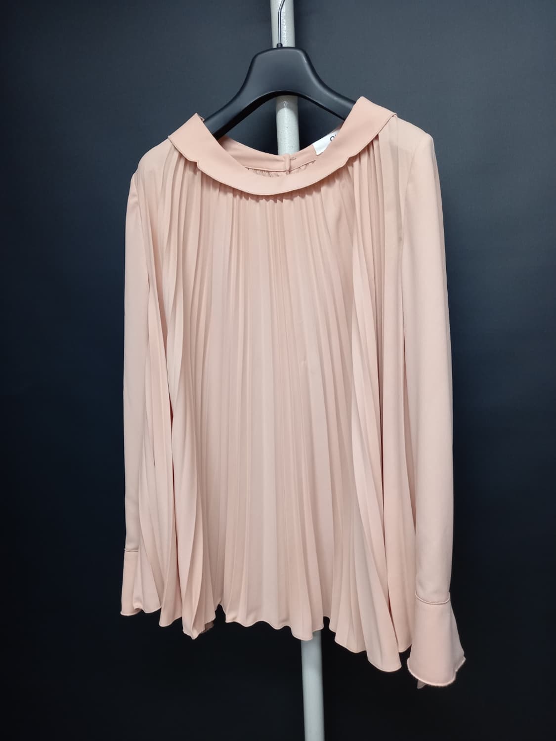 오즈세컨 춘하추 쉬폰 플리츠 긴팔블라우스 55 상품이미지3