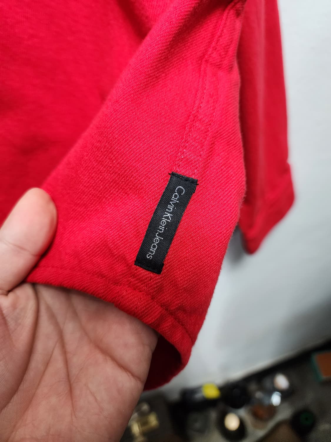 캘빈클라인 라프시몬스 레드 웨스턴셔츠 상품이미지4