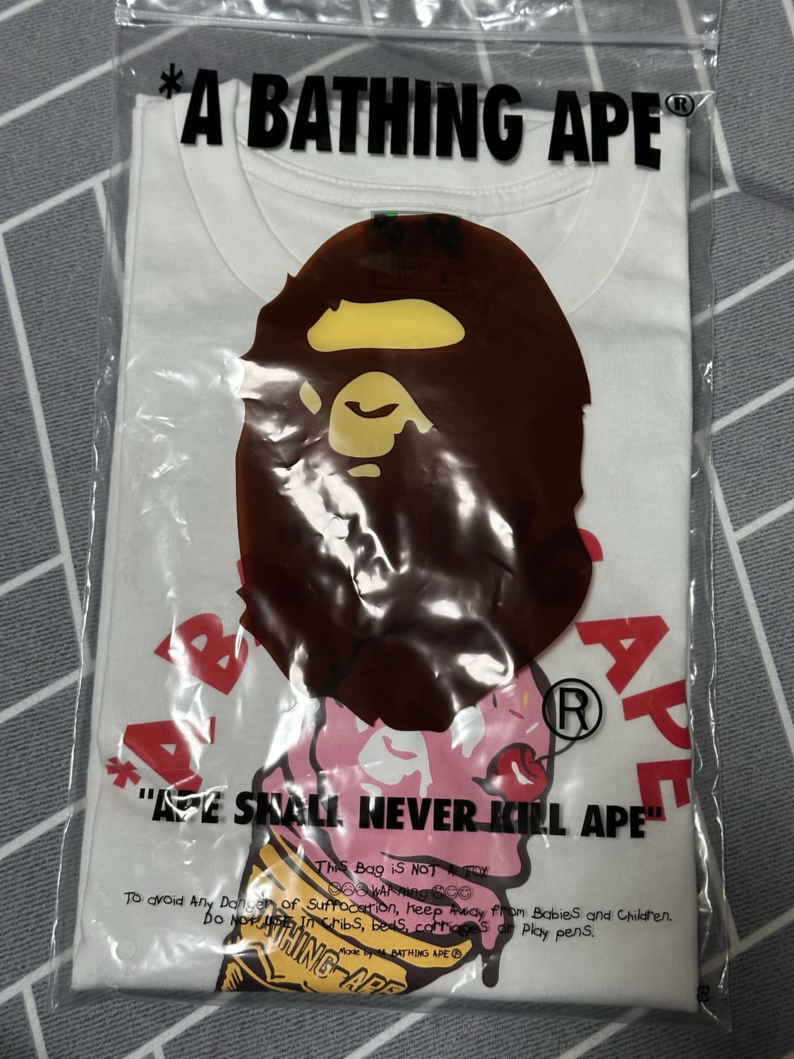 베이프 레이디스 아이스크림 티셔츠 상품이미지2