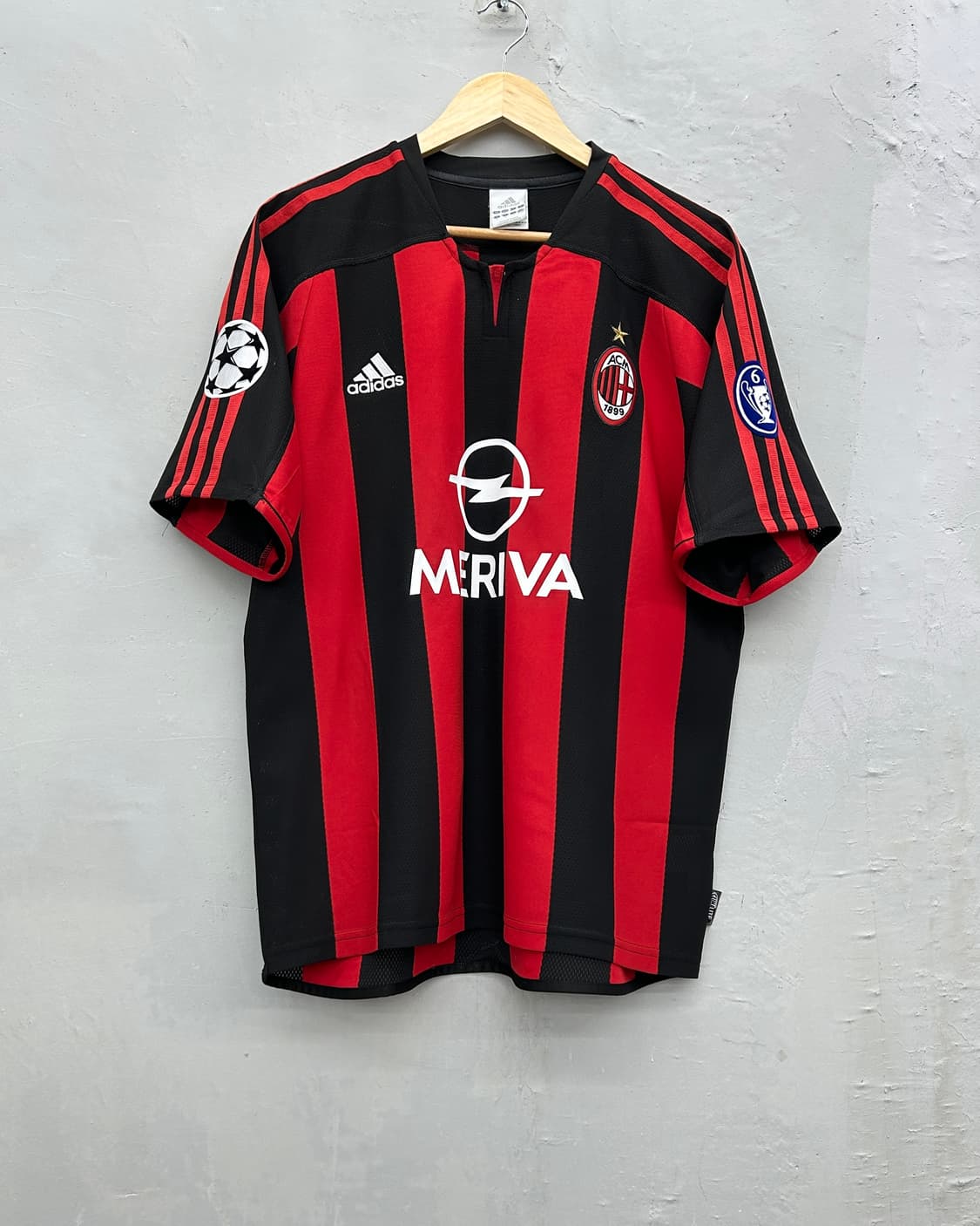 아디다스 03-04 AC밀란 홈 챔스킷 No.22 히카르두 카카 상품이미지5