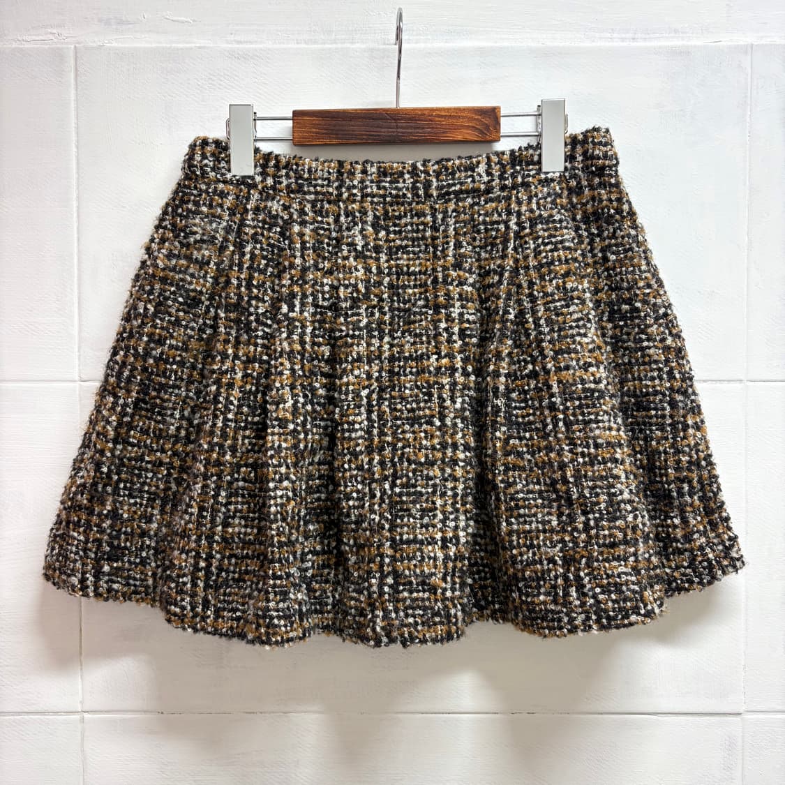 pour la frime 트위드 벌룬 미니 스커트 JPN 상품이미지1