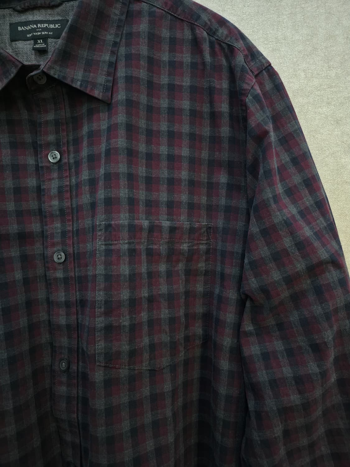 바나나리퍼블릭 체크 셔츠 BANANA REPUBLIC 상품이미지3