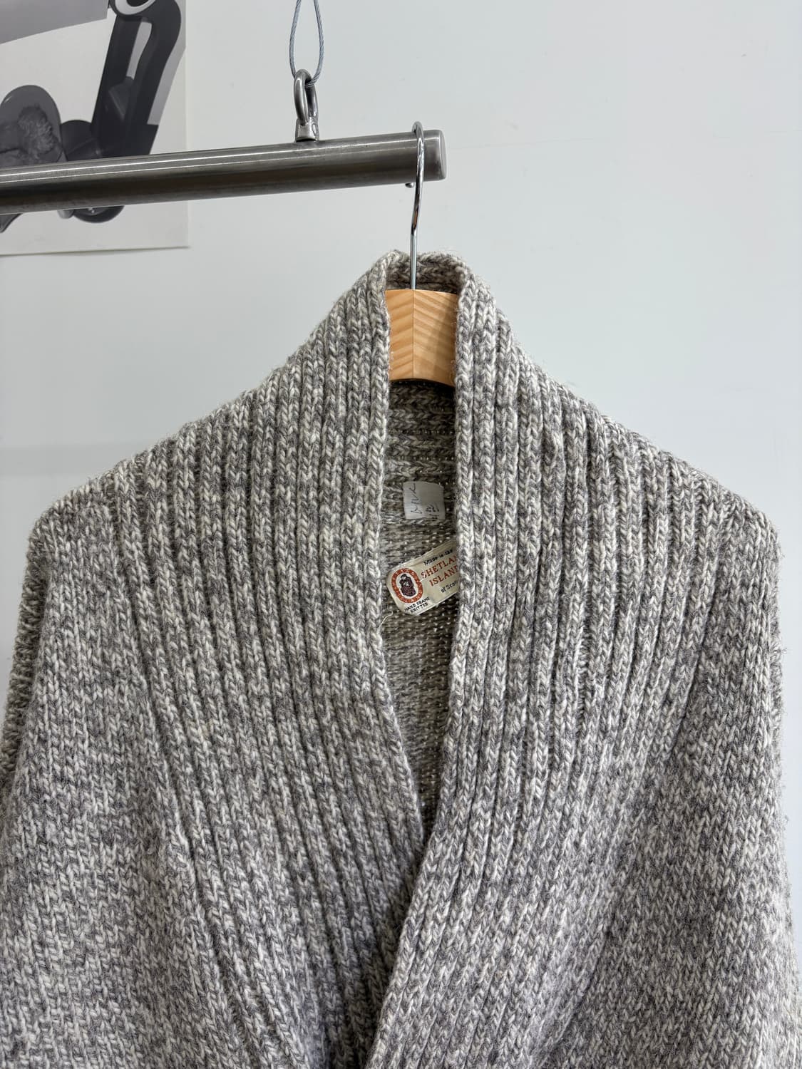 SHETLAND ISLANDS (Made in UK) 가디건 상품이미지2