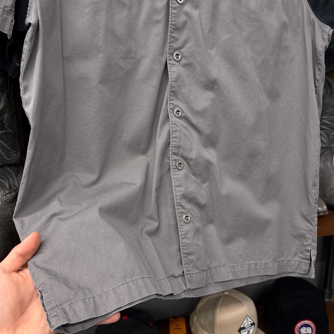 할리데이비슨 빅 시그니처 심볼 자수 메카닉 워크셔츠 N1294 상품이미지4