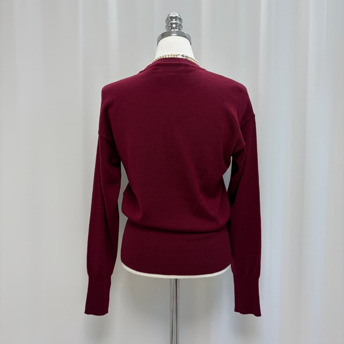 비비안웨스트우드 임포트 클래식 울 니트-버건디 상품이미지6