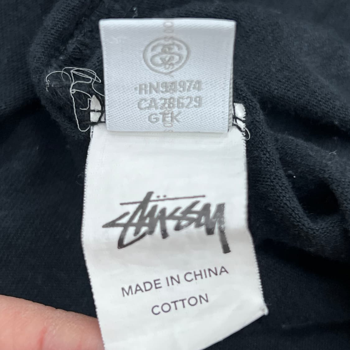 stussy 스투시 베이직 로고 반팔 티셔츠 M 상품이미지7
