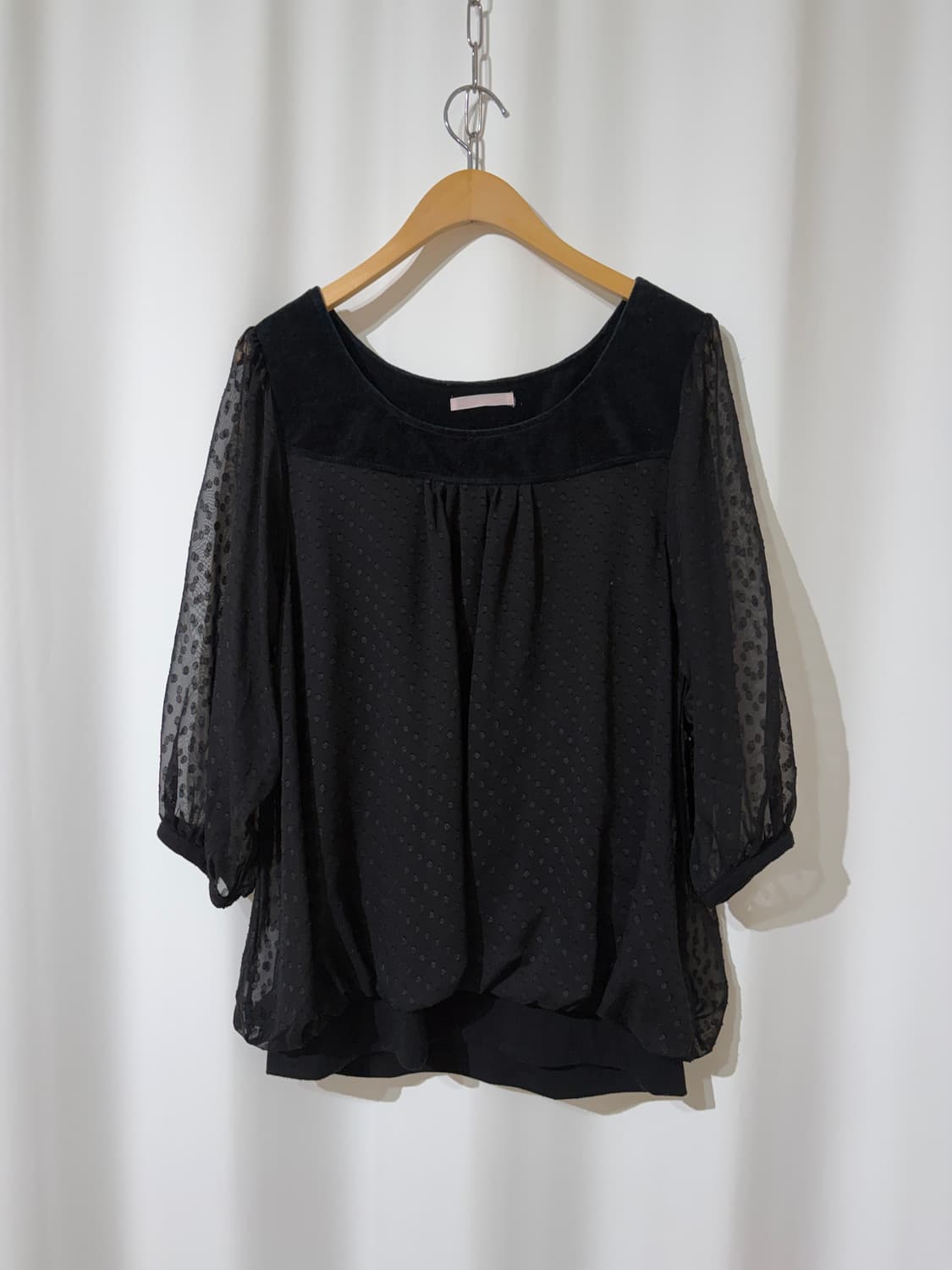 vintage dot blouse 상품이미지1