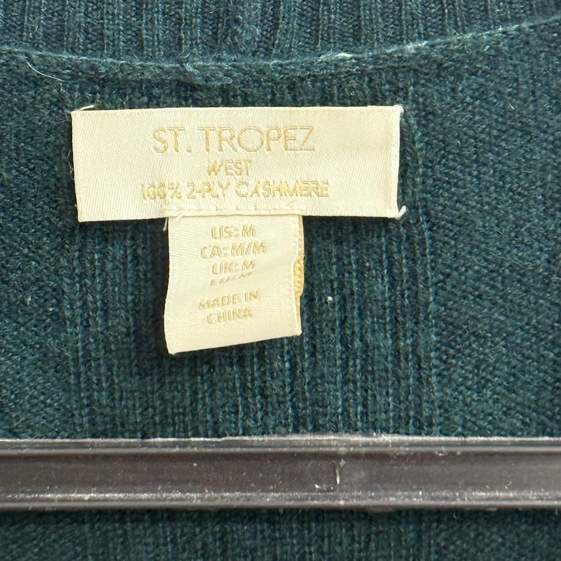 ST. TROPEZ 100% 캐시미어 가디건 (M) 상품이미지2