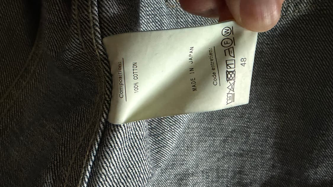 아프레쎄 2nd 데님 자켓(2nd denim jakets) 48size 상품이미지6