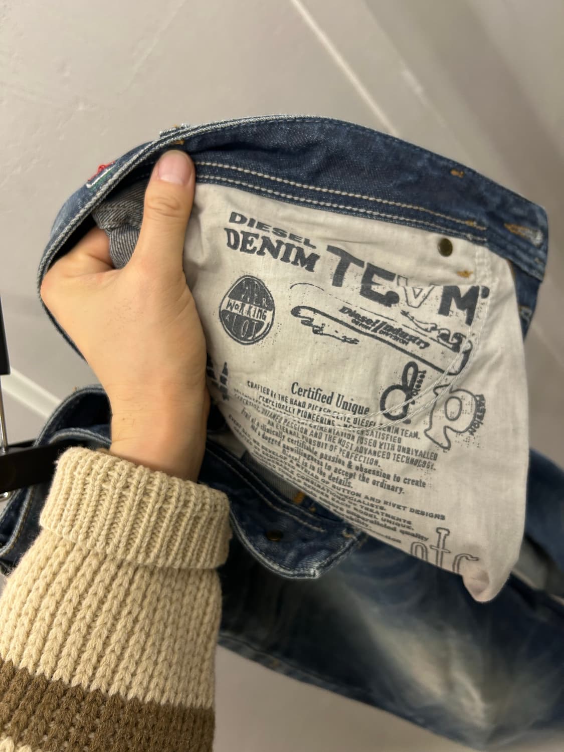 DIESEL 디젤 ZATINY 청바지 W32 L30 상품이미지9