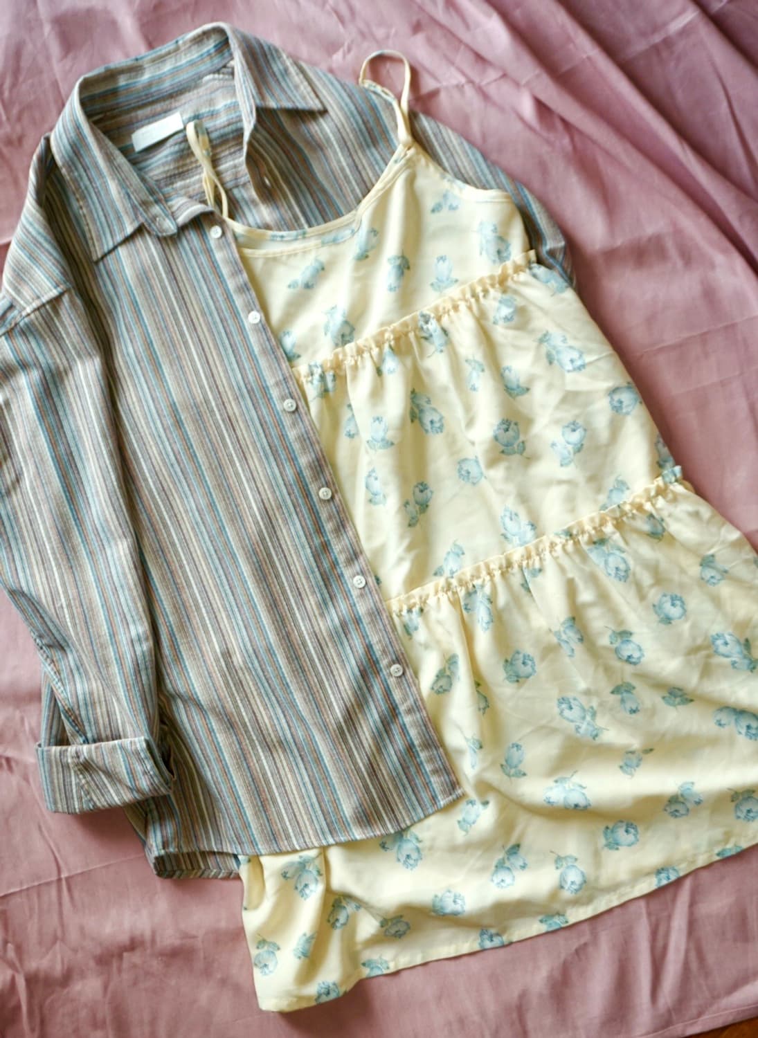 아오이유우 빈티지 모리걸 코디 세트 상품이미지1