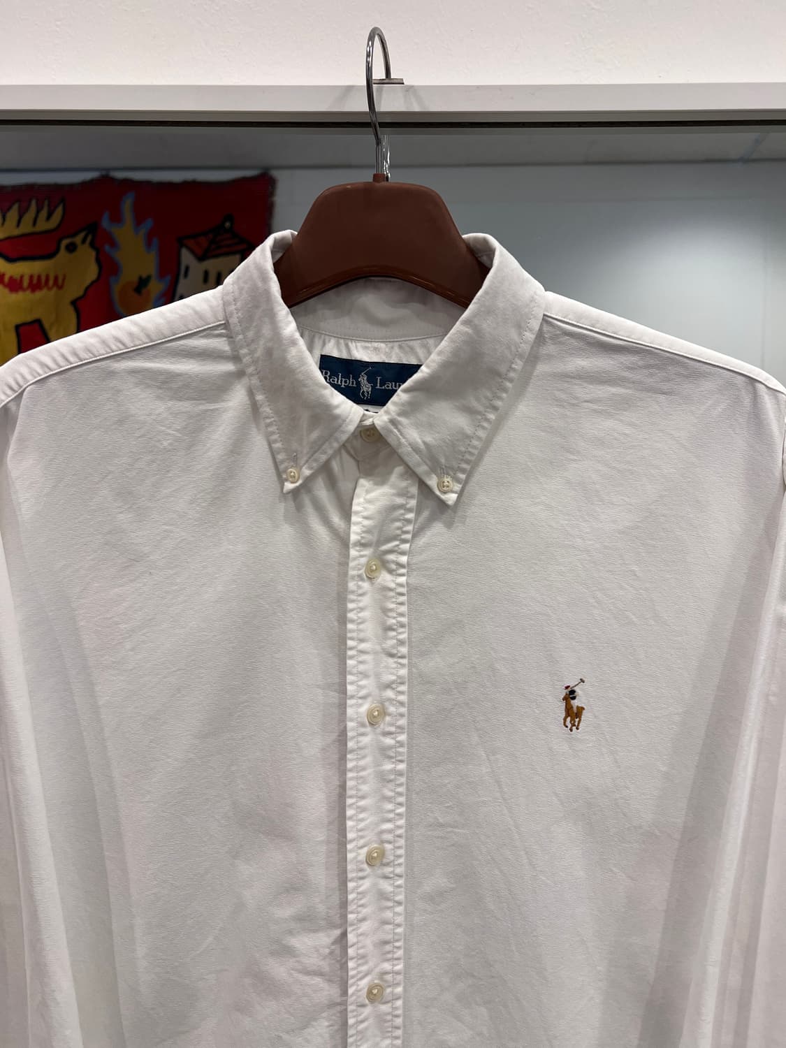Polo ralph lauren 폴로 랄프로렌 화이트 옥스퍼드 셔츠 상품이미지3