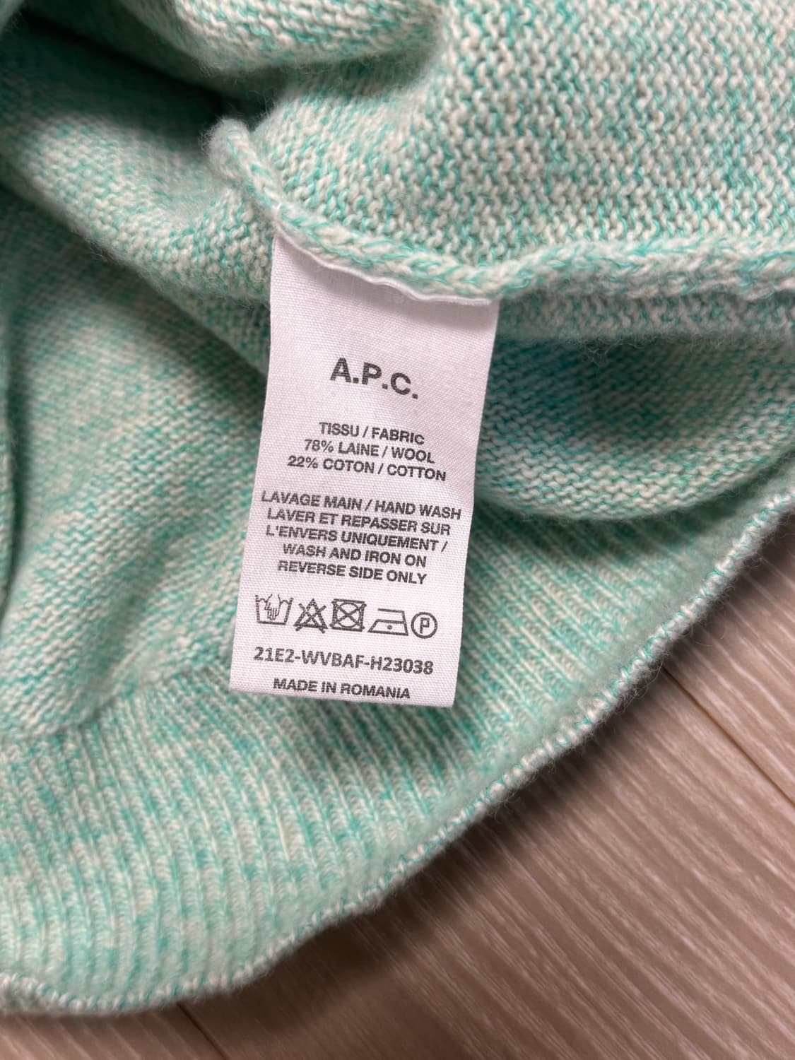 APC 아페쎄 니트 스웨터 상품이미지3