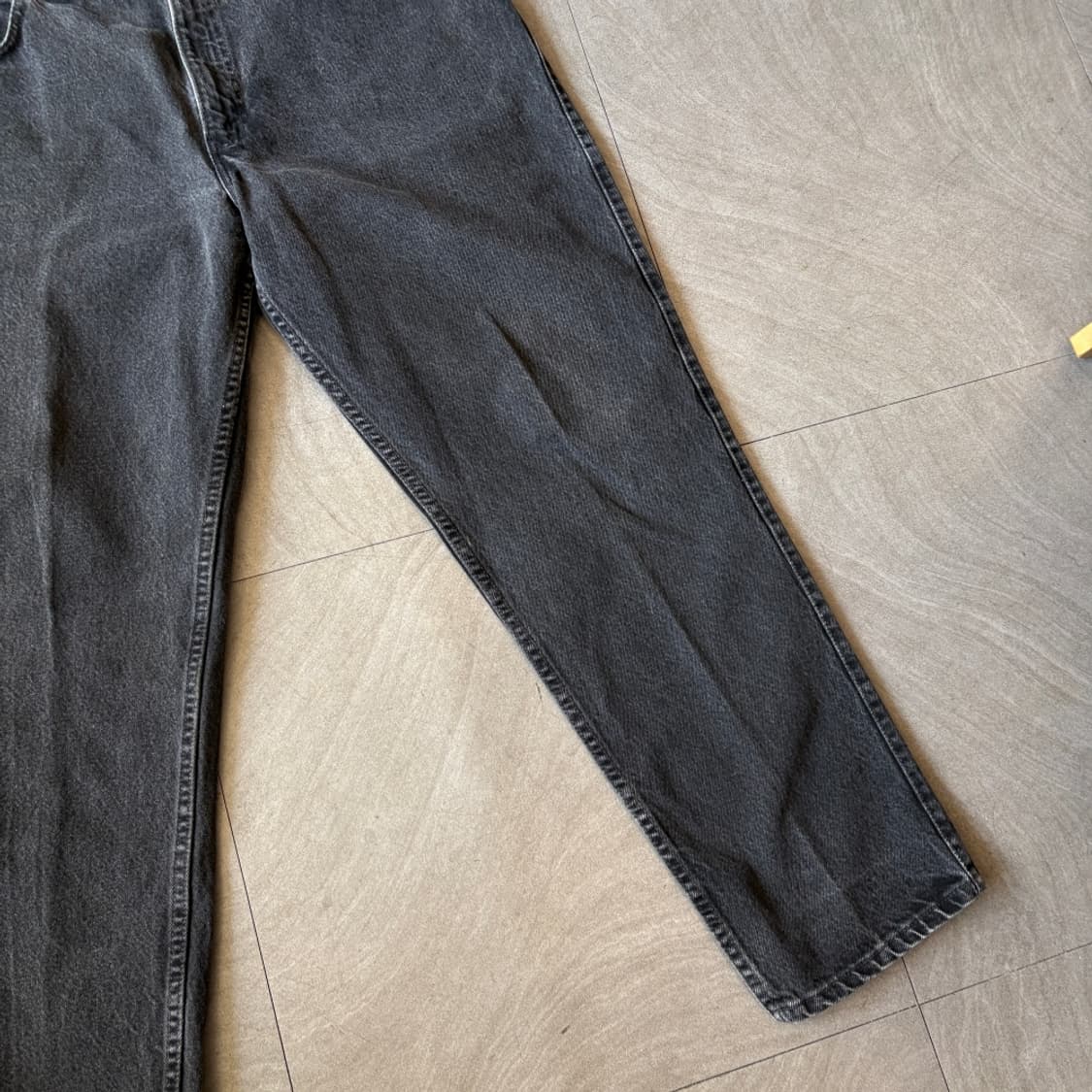 93년 6월 미국 생산 리바이스 545 데님 블랙 팬츠 상품이미지4