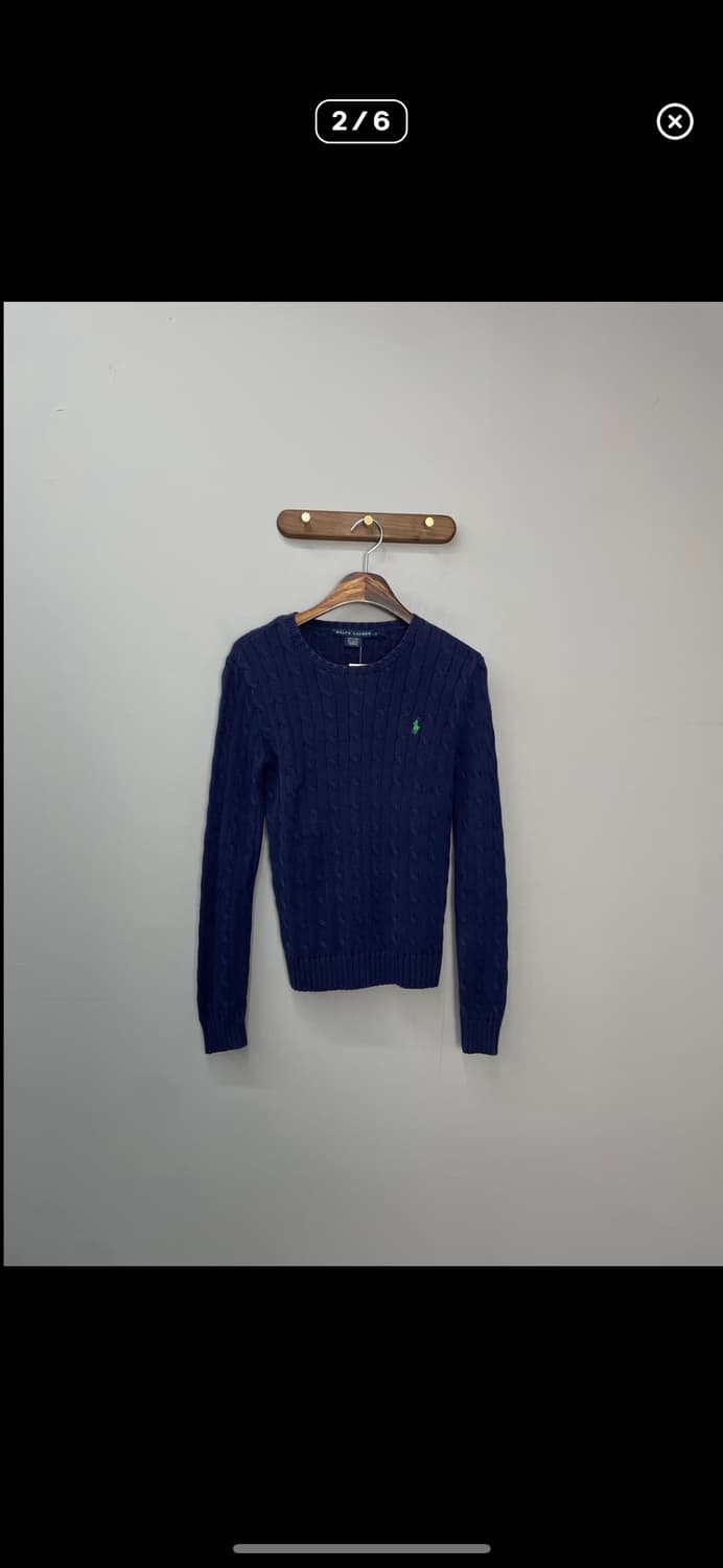 폴로랄프로렌 네이비 케이블 니트 A2411 상품이미지2