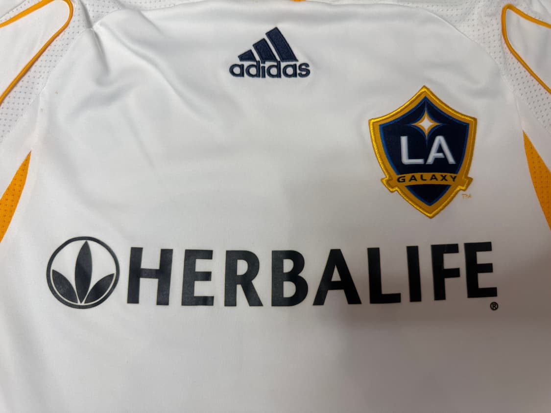 [S] 아디다스 LA갤럭시 07-08 홈 베컴 마킹 유니폼 상품이미지5