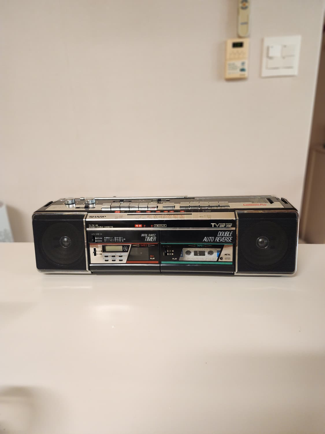 일본 SHARP 빈티지카세트 플레이어 QT-Y11 상품이미지3