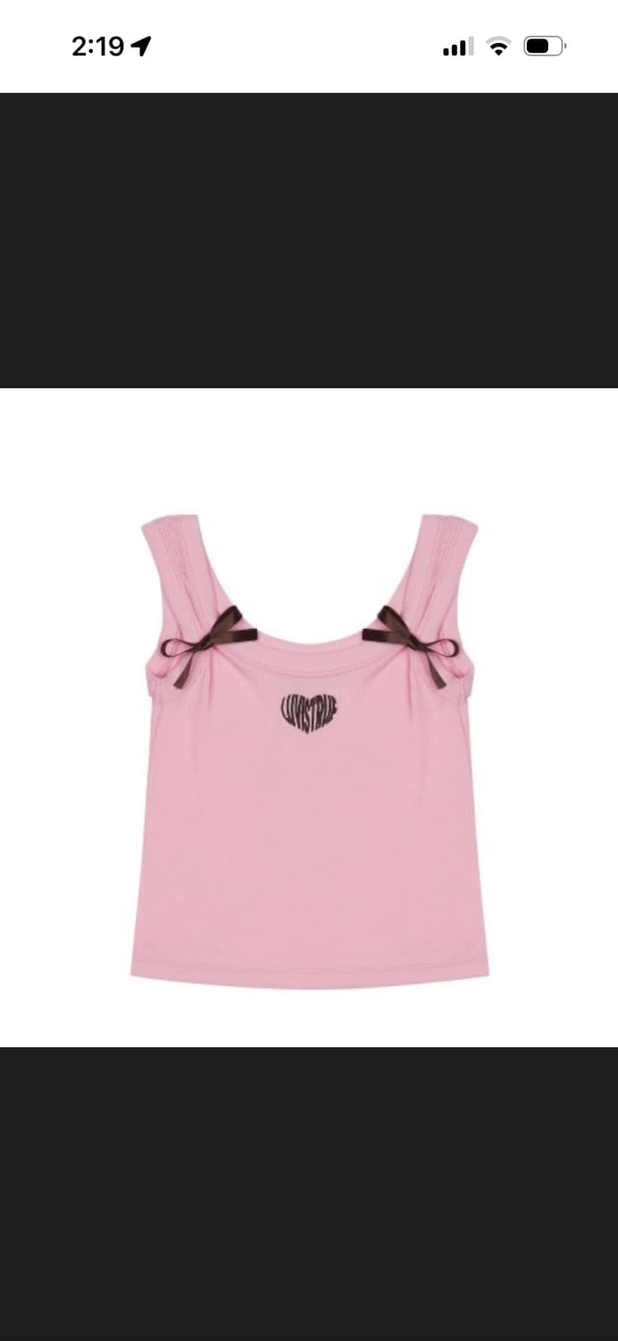 러브이즈트루 나시 팝니다 상품이미지1