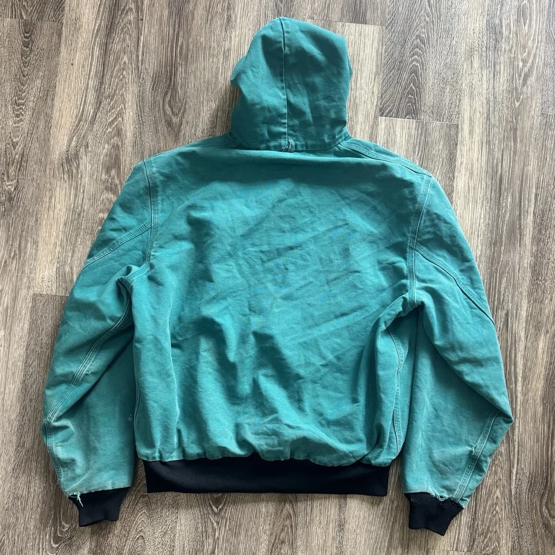 칼하트 j03 덕 액티브 후드 자켓 아쿠아 상품이미지2