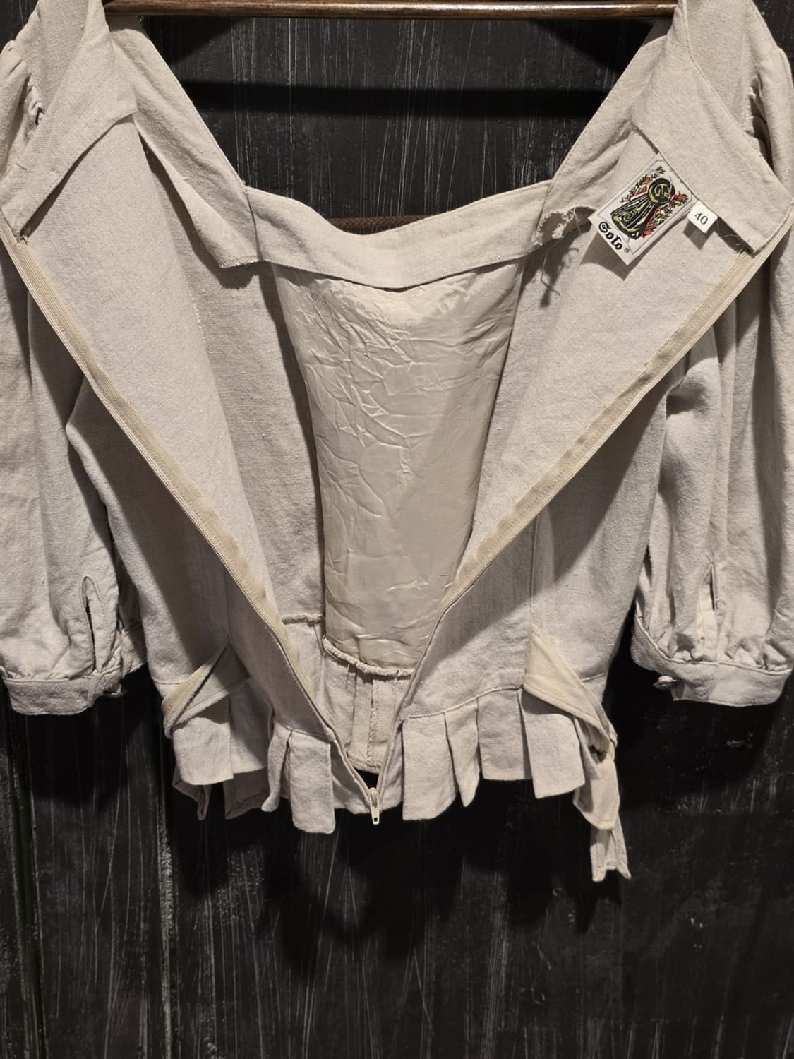 80s Vintage  LinenBlouse/made in Germany 상품이미지7