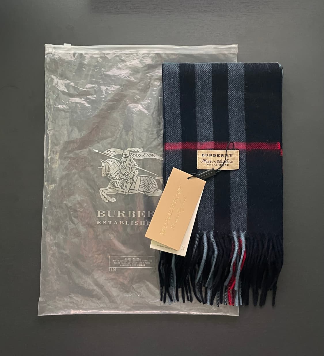 [새상품/정품] 버버리 캐시미어 머플러 목도리 자이언트 체크 상품이미지2