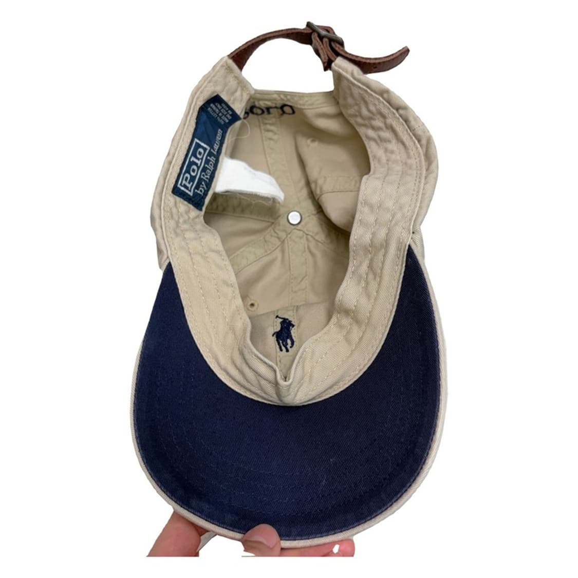 POLO 코튼 치노 베이스볼 캡 베이지 상품이미지6