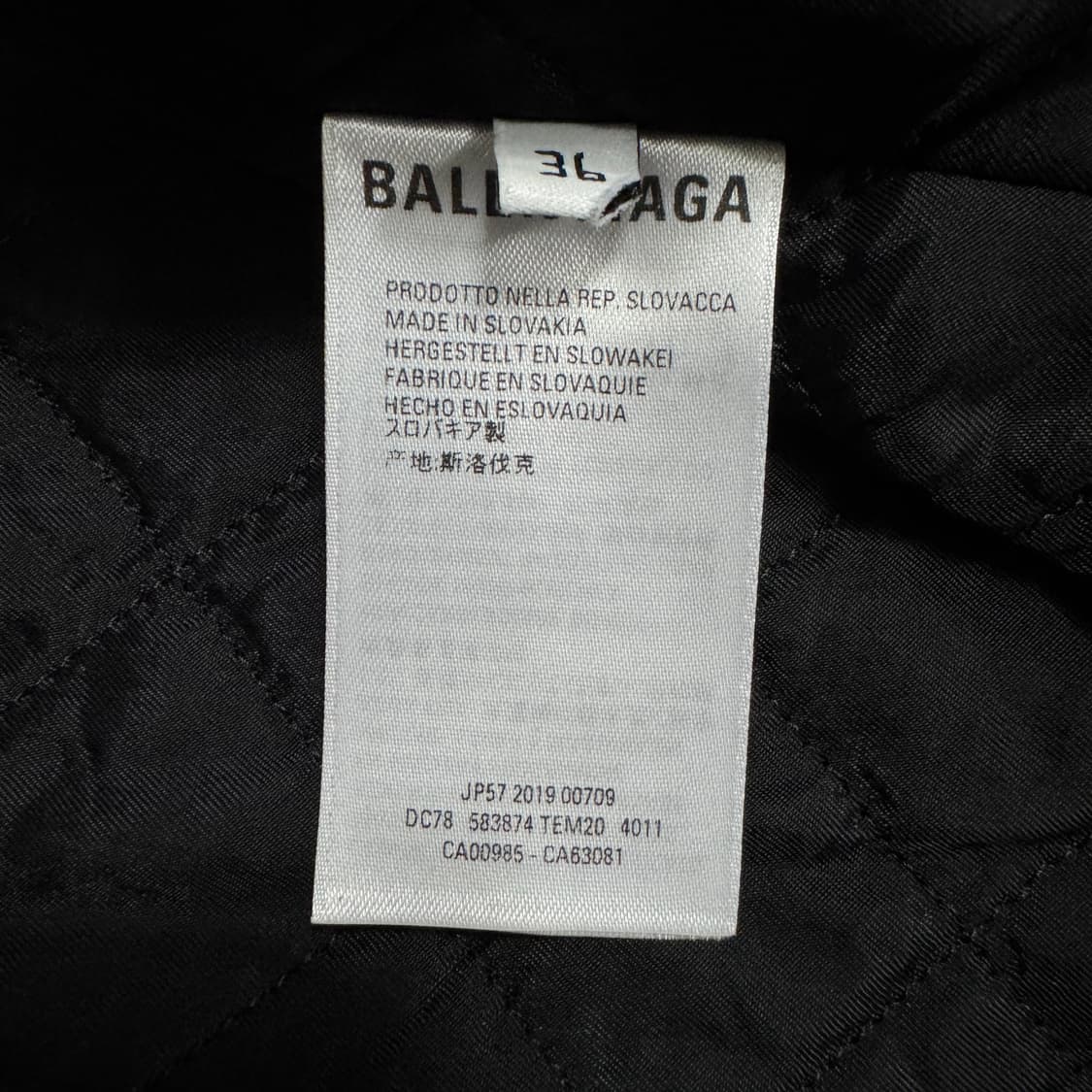 Balenciaga Flannel 발렌시아가 플란넬 스윙 자켓 상품이미지5