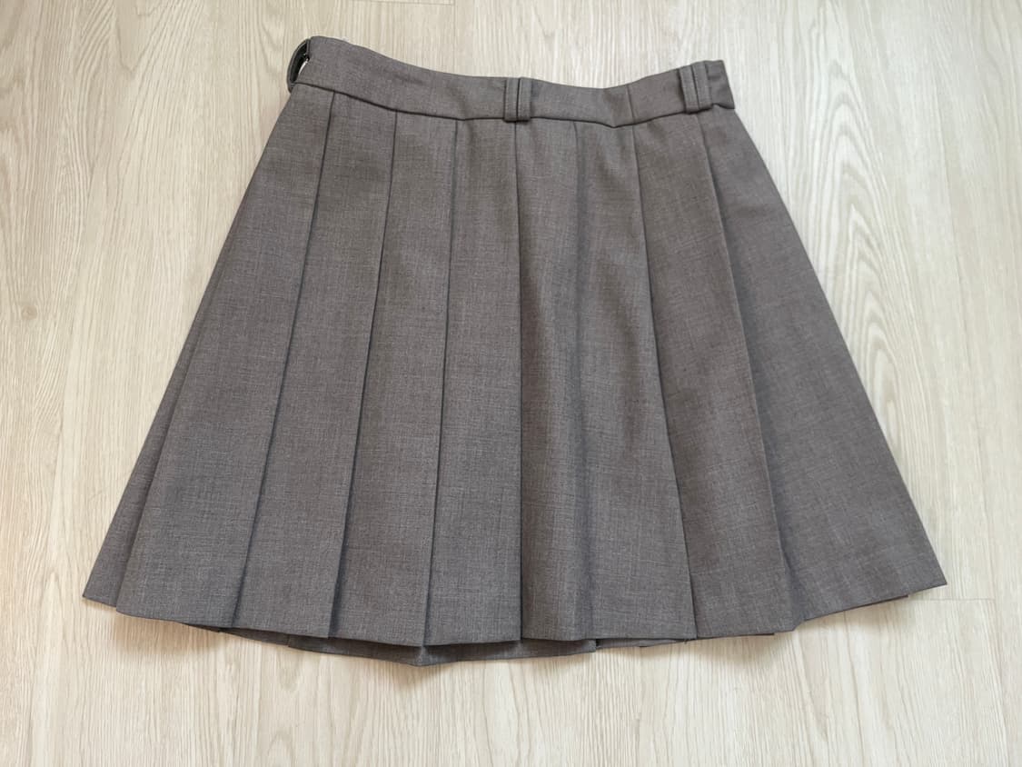 (새상품) 플리츠 그레이스커트 s 상품이미지1