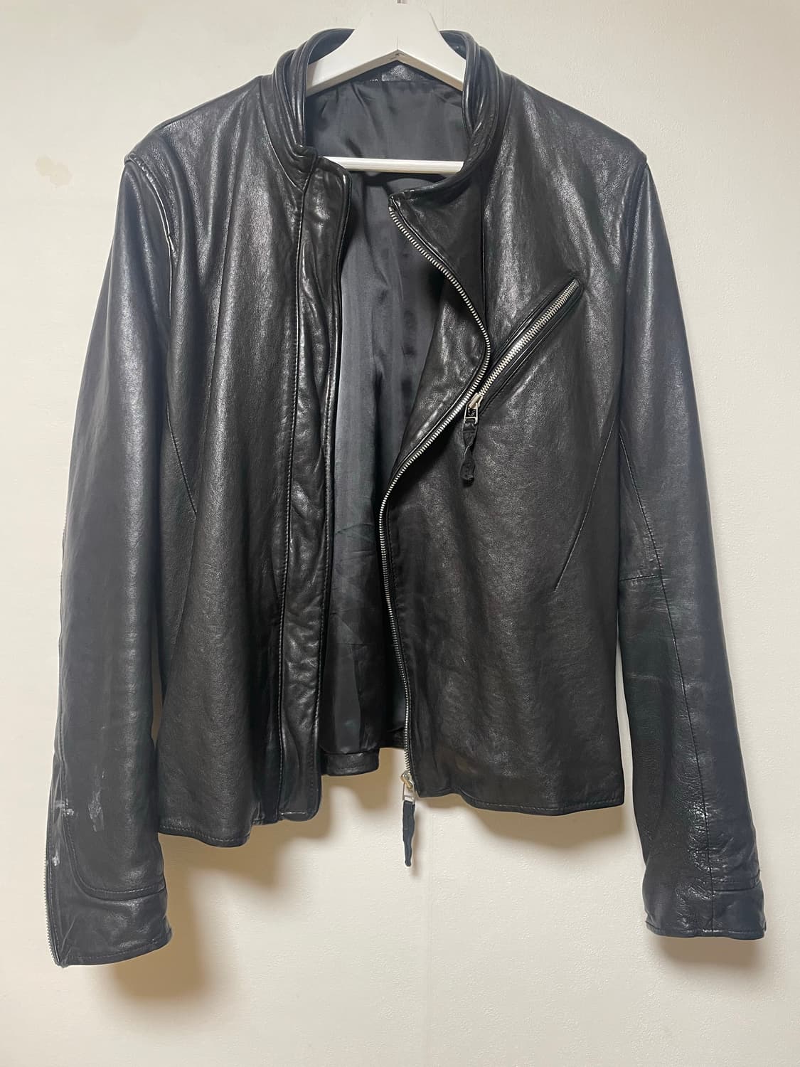 빈티지 양가죽 레더 자켓 상품이미지1