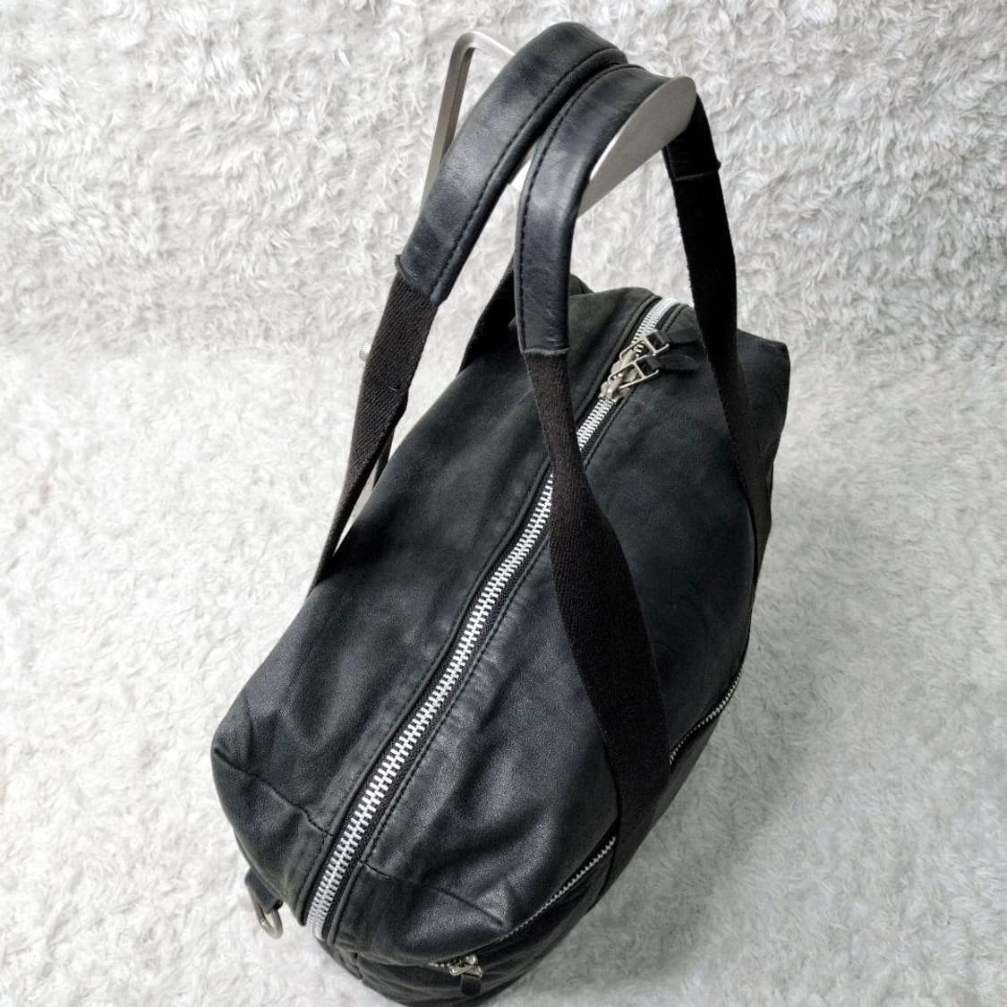 요지 야마모토 소가죽 투웨이 보스톤백 상품이미지8