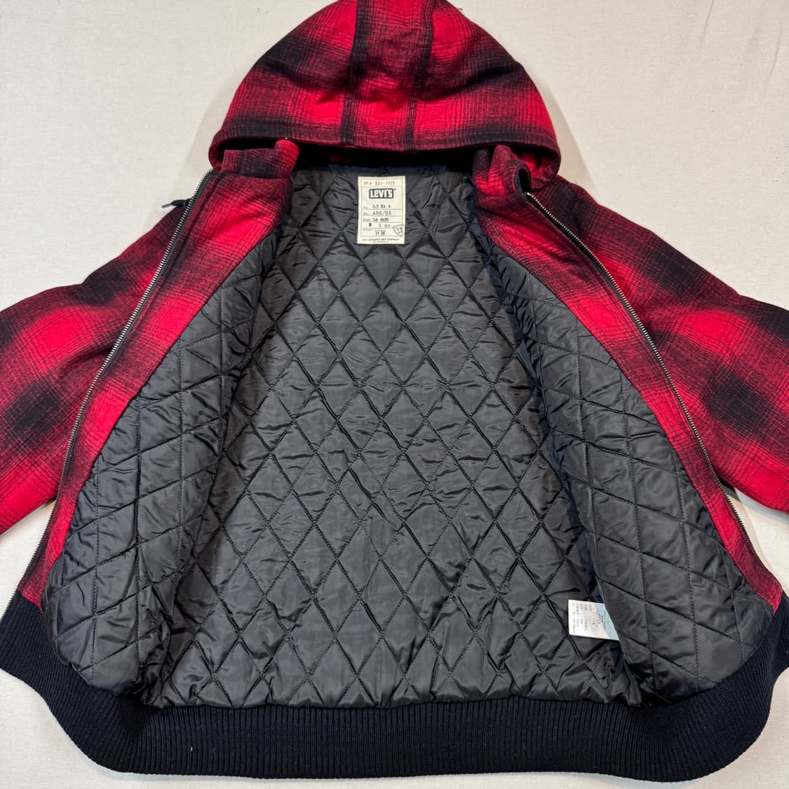 L) 리바이스 울 후드집업 자켓 상품이미지4