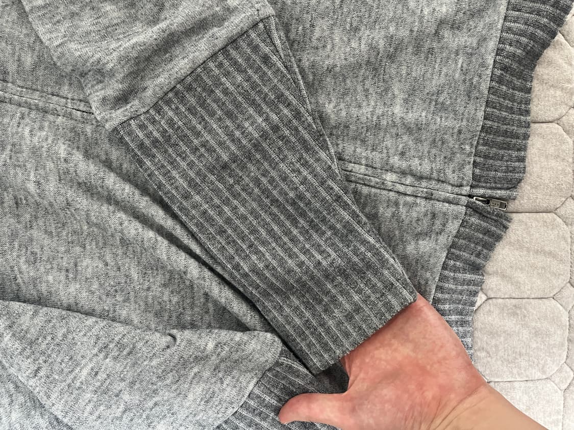 해칭룸 레이어 가디건 m.grey(4) 상품이미지6
