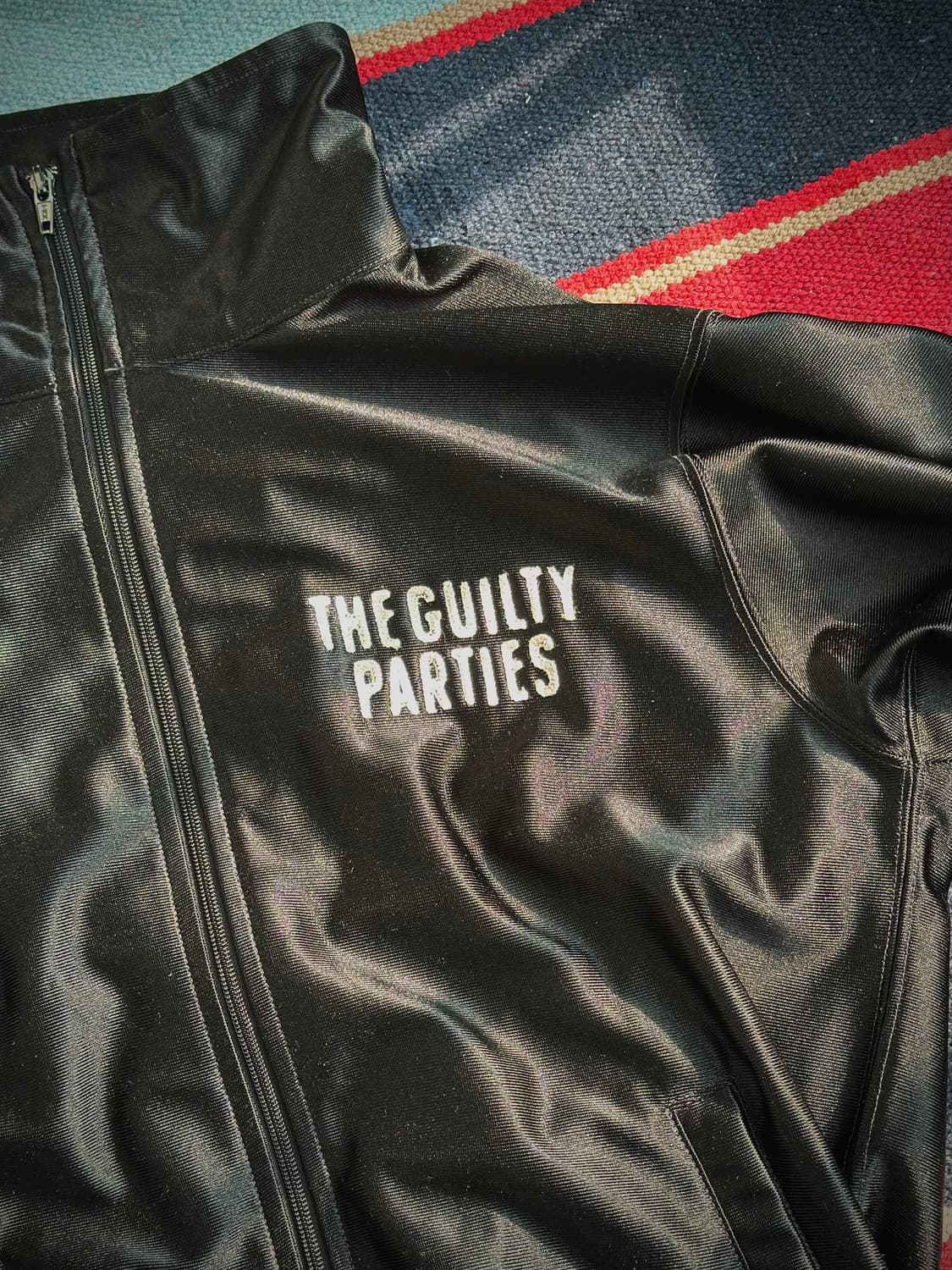 와코마리아 추리닝 저지 집업 자켓 블랙 상품이미지4