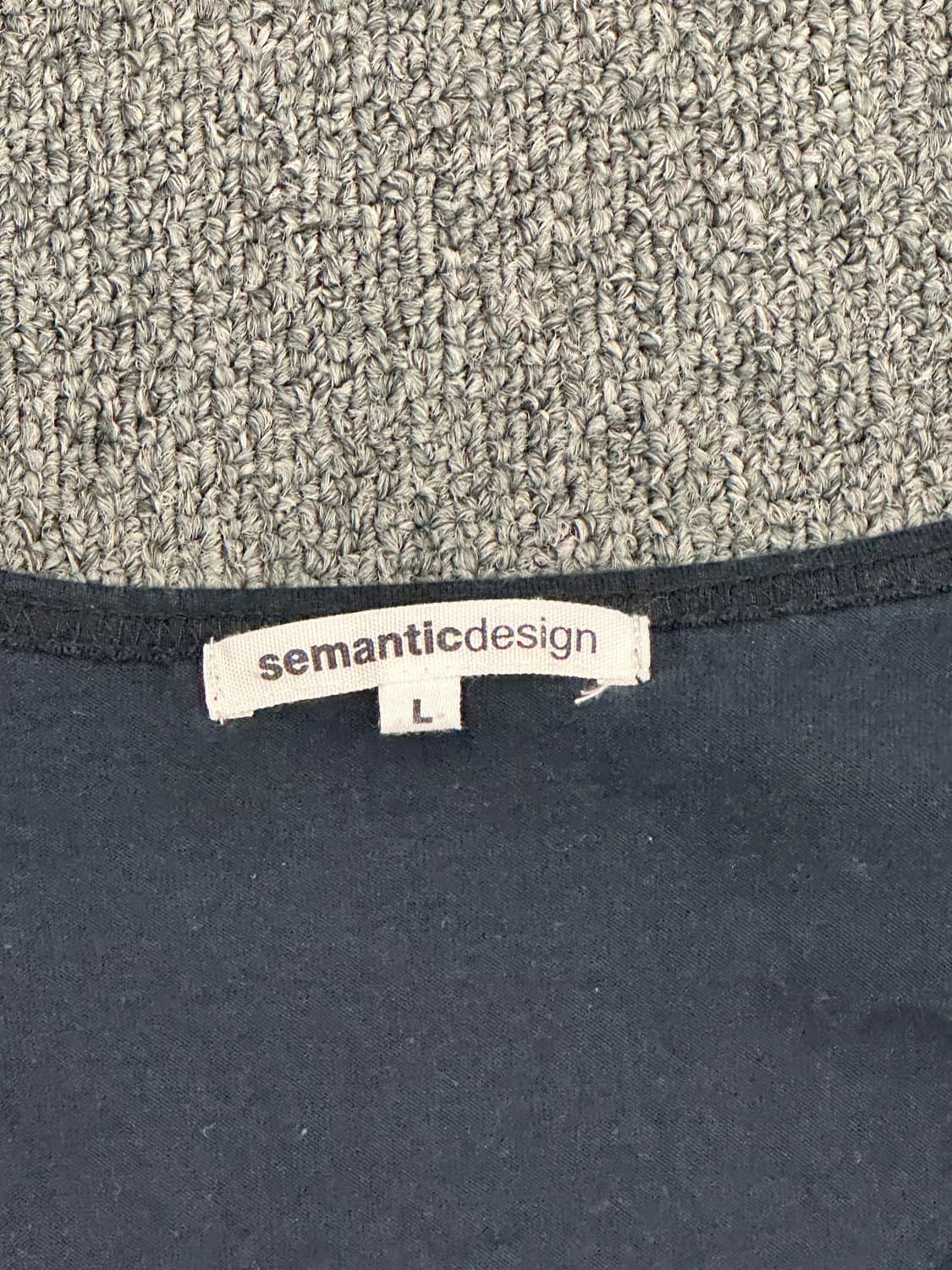L)semantic Design vintage 여성 큐빅 반팔 상품이미지3