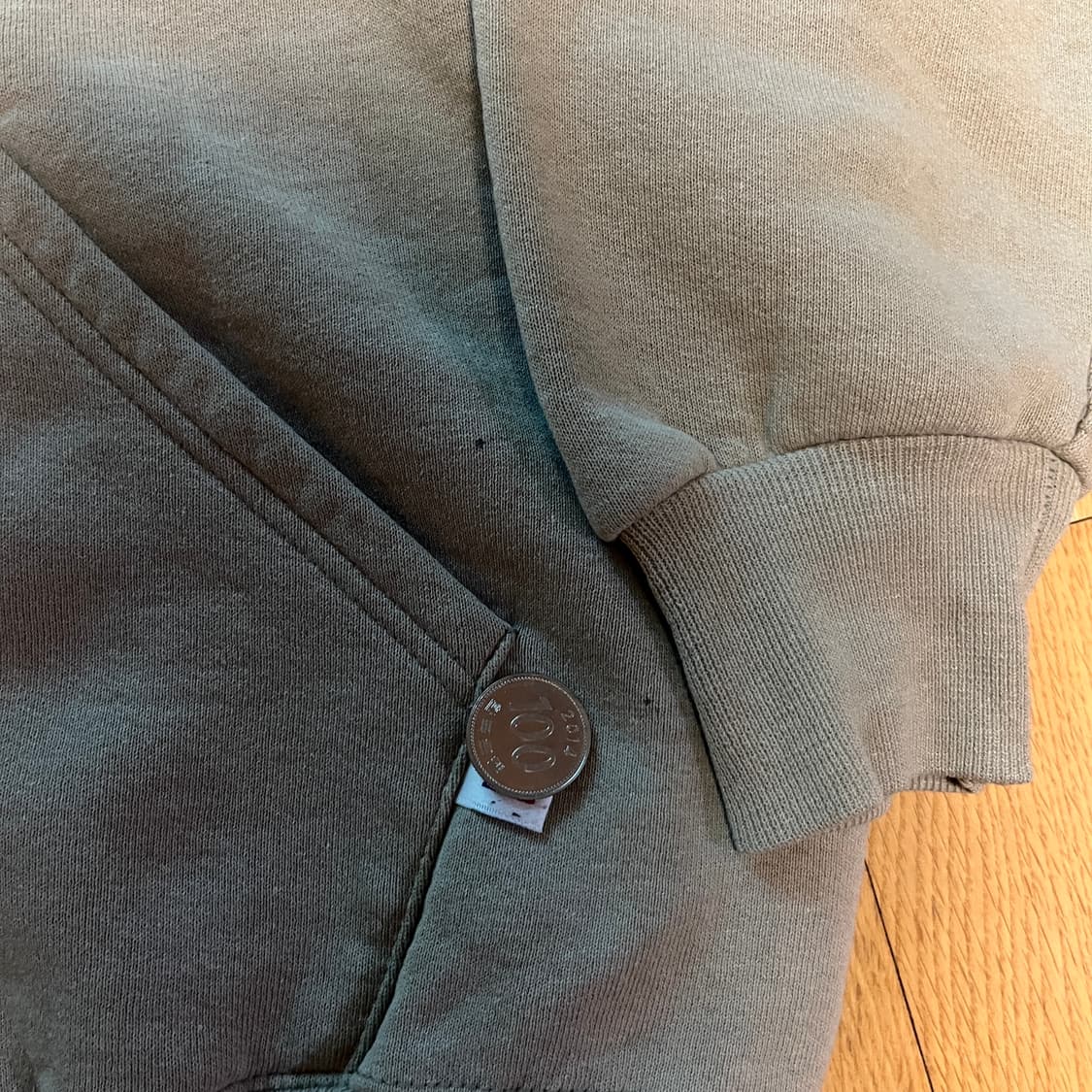 [XXL] 90s 빈티지 러셀 후드티 베이지 상품이미지4