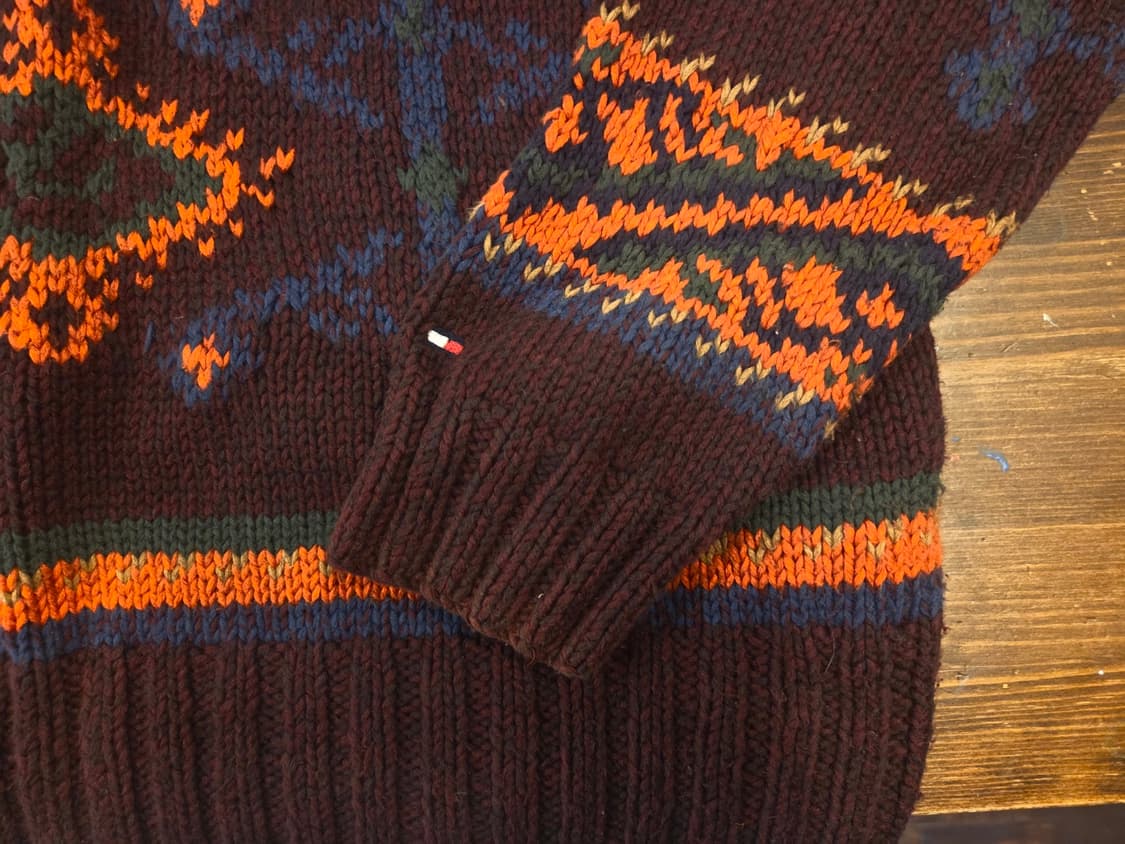 90's 타미힐피거 나바호니트 상품이미지8