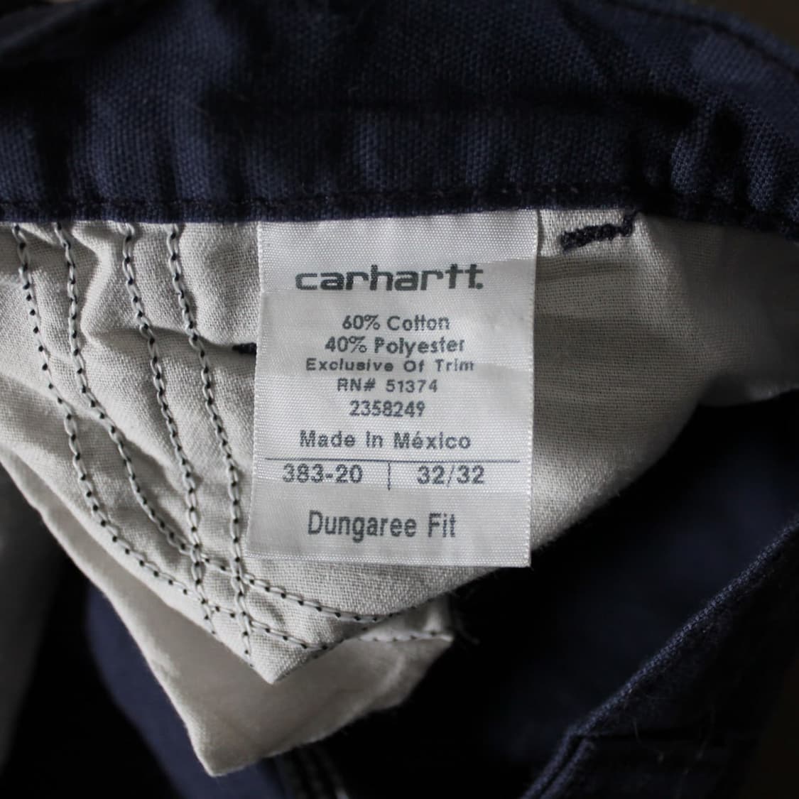 Carhartt 칼하트 멕시코산 Dungaree Fit 카고 워크팬츠 상품이미지4