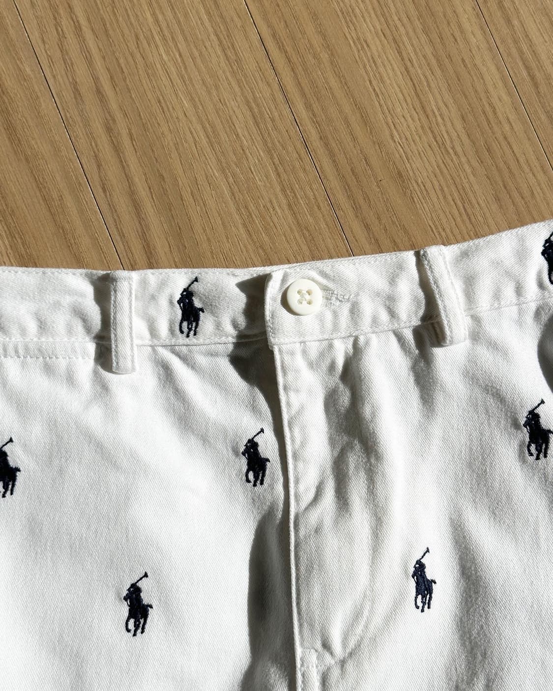 폴로 랄프로렌 포니 패턴 화이트 스커트  상품이미지4