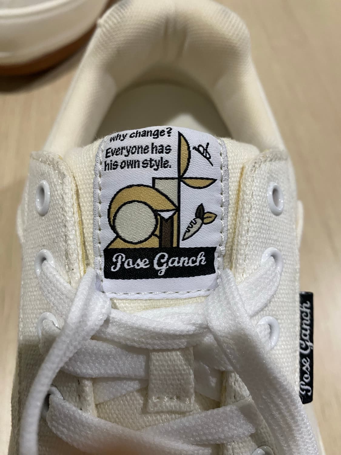 Pose Ganch 포즈간츠 멈멈 화이트 스니커즈 (265) 상품이미지10